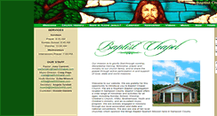 Desktop Screenshot of baptistchapel.com