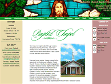 Tablet Screenshot of baptistchapel.com